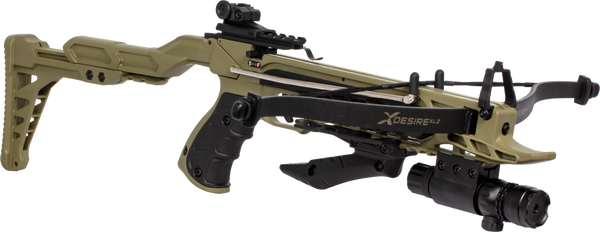 Desire XLZ Pistol Crossbow, a compact crossbow from Bear Archery on a transparent background