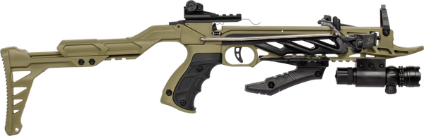 Desire XLZ Pistol Crossbow, a compact crossbow with laser from Bear Archery