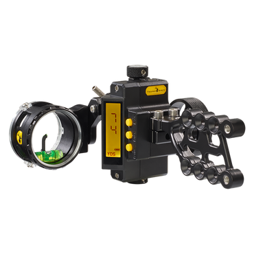 Trophy Ridge Digital React One Pin Bow Sight with transparent background